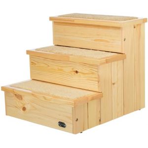 TRIXIE Hundetreppe PetStair in Birke mit Teppich-Stufen