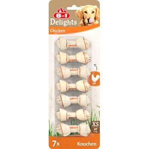 8in1 Hundeknochen Delights Chicken mit Rinderhaut in vielen Varianten
