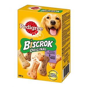 Pedigree Hundesnacks Hundeleckerli Biscrok, in 3 Geschmacksrichtungen, 6 x 500g