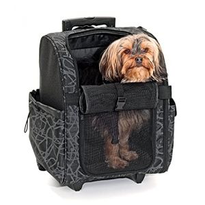 Karlie Hundetrolley in Schwarz und auch als Rucksack nutzbar