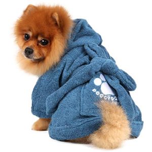 Doggydolly Hundebademantel DRF019 in vielen Größen aus Frottee